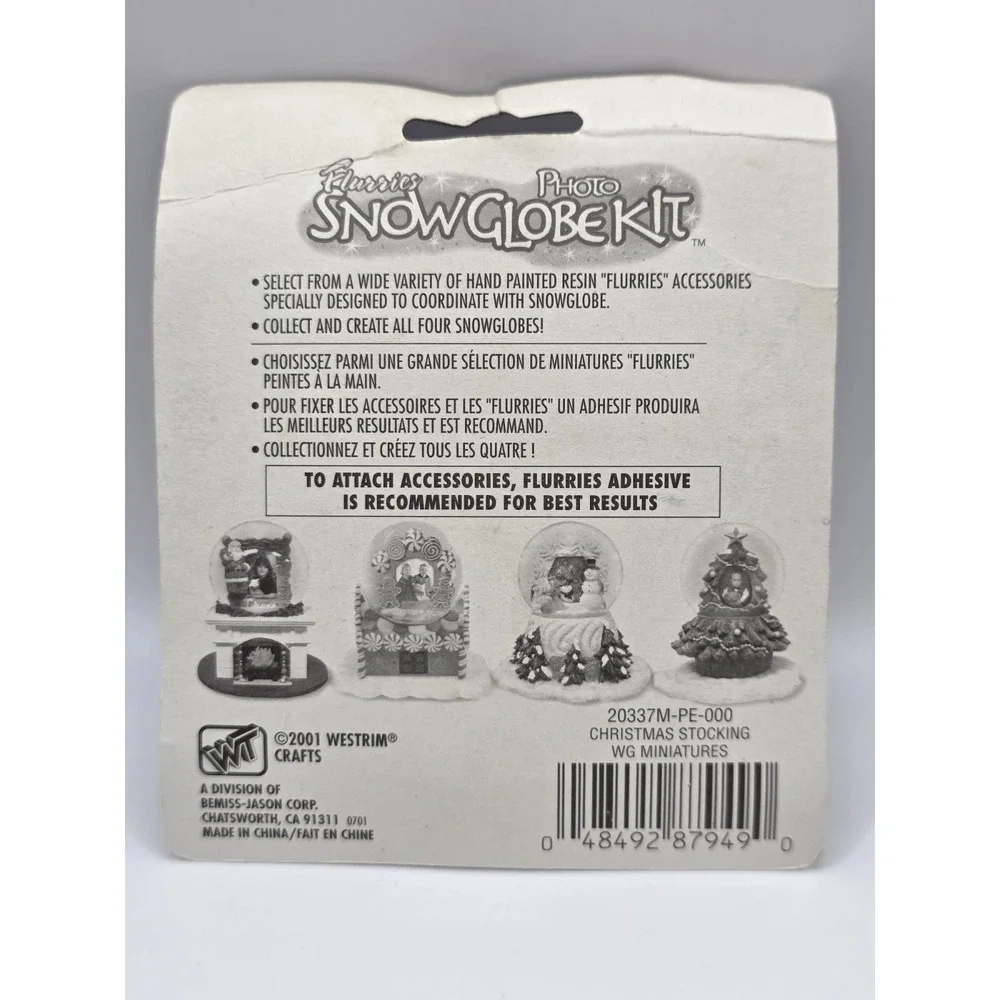 Craft Snw Globe Kit Stockings